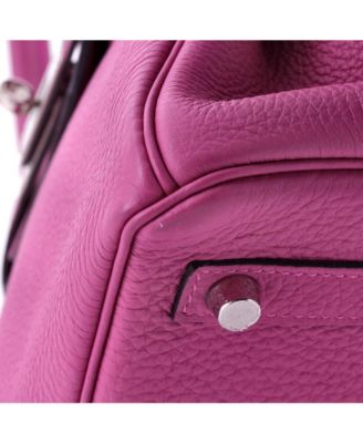 Birkin 30 Handbag Pink Togo with Palladium Hardware