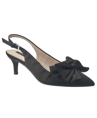 Ladies Quinnbow Slingback Kitten Heel