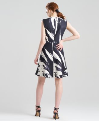Women's Calligraphy Print Scuba Crepe Dress