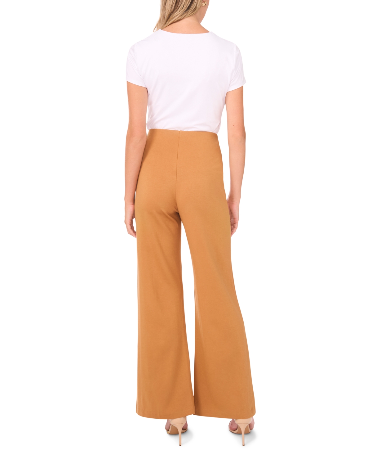 Vince Camuto Women's Wide Leg Center Seam Pants In Brown
