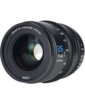 Sirui Vision Prime 1 Series 35mm T1.4 Full Frame Cine Lens (Native E mount, Black Color, Z/RF/L Mount Adapter