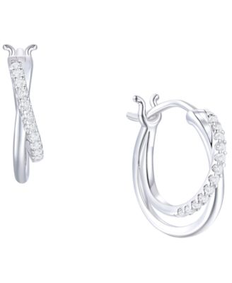 Diamond Earrings (1/5 ct. t.w.) in Sterling Silver