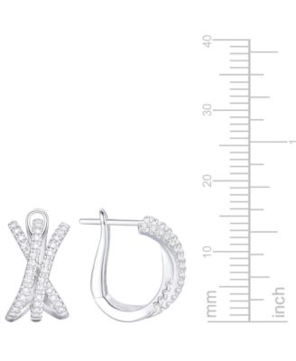 Diamond Earrings (1/2 ct. t.w.) in Sterling Silver