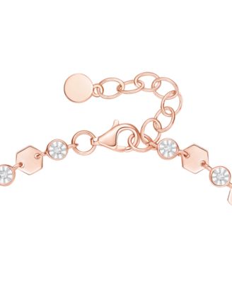 Diamond Luna Bracelet (1/10 ct. t.w.) in Sterling Silver (also in 14K Gold Over Sterling Silver & 14K Rose Gold Over Sterling Silver)