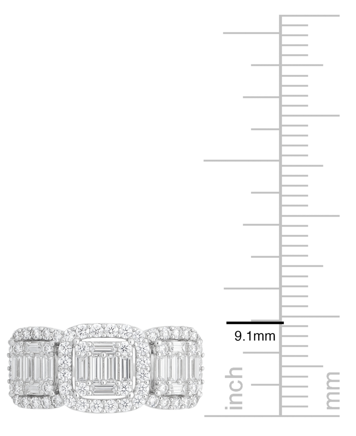 Macy's Diamond Ring (1 Ct. T.w.) In 14k White Gold In Gold