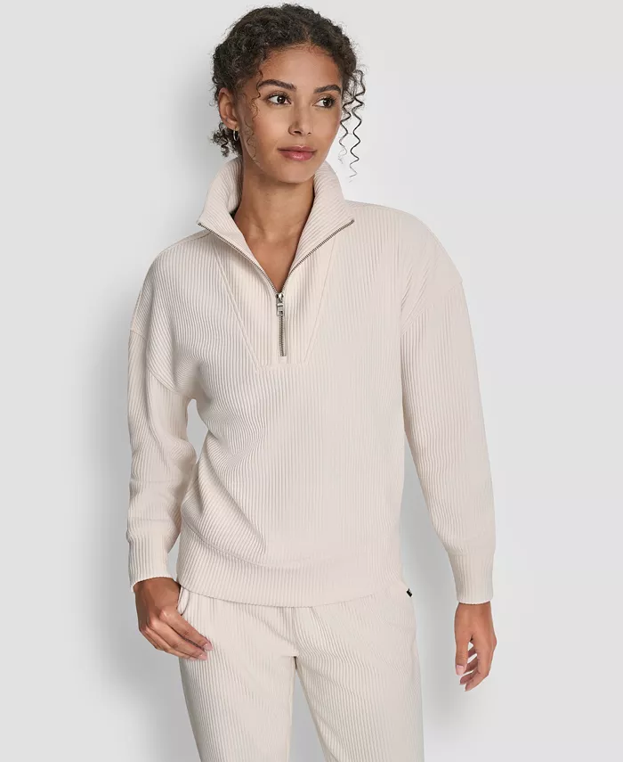 Women's Tech Ottoman Half-Zip Mock Neck Sweatshirt - thumbnail 6