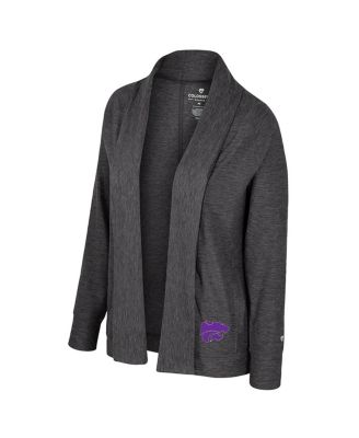 Women's Charcoal Kansas State Wildcats&nbsp;Dash Cardigan