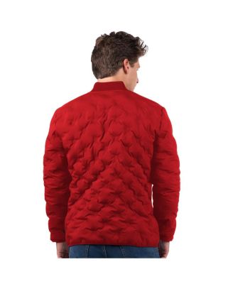 Men's Red Detroit Red Wings Persistence Quilted Full-Zip Jacket