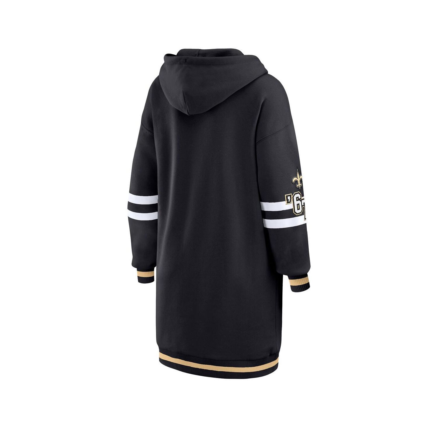 Women's Black New Orleans Saints Hoodie Dress