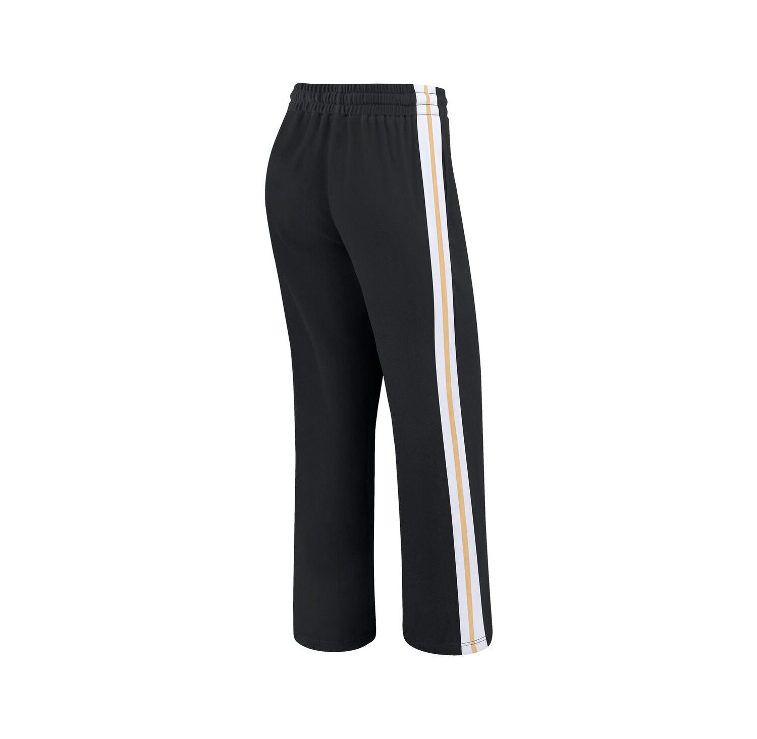 Women's Black New Orleans Saints Color Block Straight Leg Pants