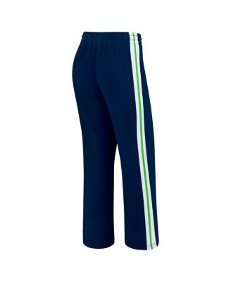 Women's College Navy Seattle Seahawks Color Block Straight Leg Pants