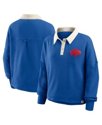 Fanatics - Women's Royal Buffalo Bills Oversized Hometown Premium Thermal Long Sleeve Shirt