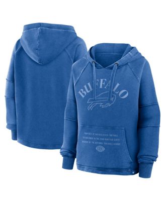Fanatics - Women's Royal Buffalo Bills Oversized Raglan Gridiron Hoodie