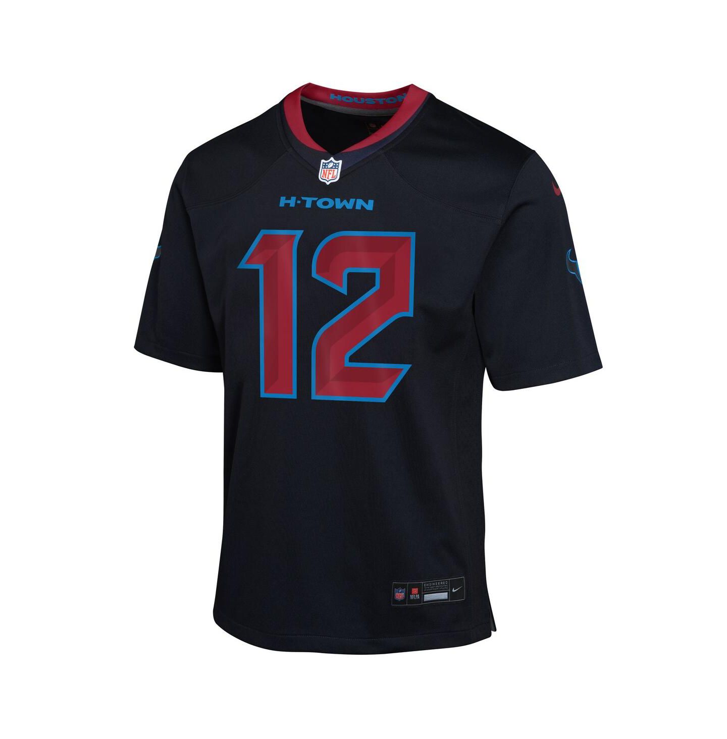 Детское джерси Nike Nico Collins Houston Texans Alternate Game, Navy — фото 2