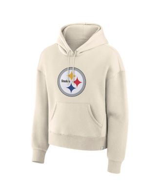 Women's Cream Pittsburgh Steelers Dove Legacy Pullover Hoodie