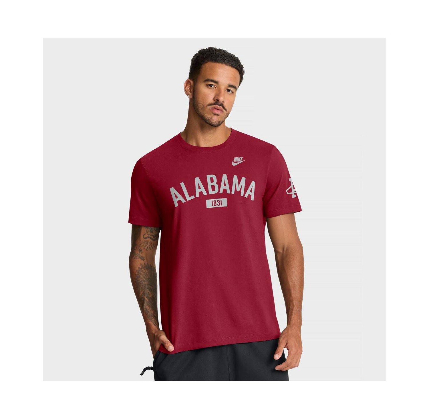 Men's Crimson Alabama Crimson Tide Legacy Arch T-Shirt
