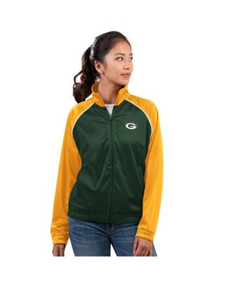G-III 4Her by Carl Banks - Women's Green Green Bay Packers Replay Full-Zip Track Jacket