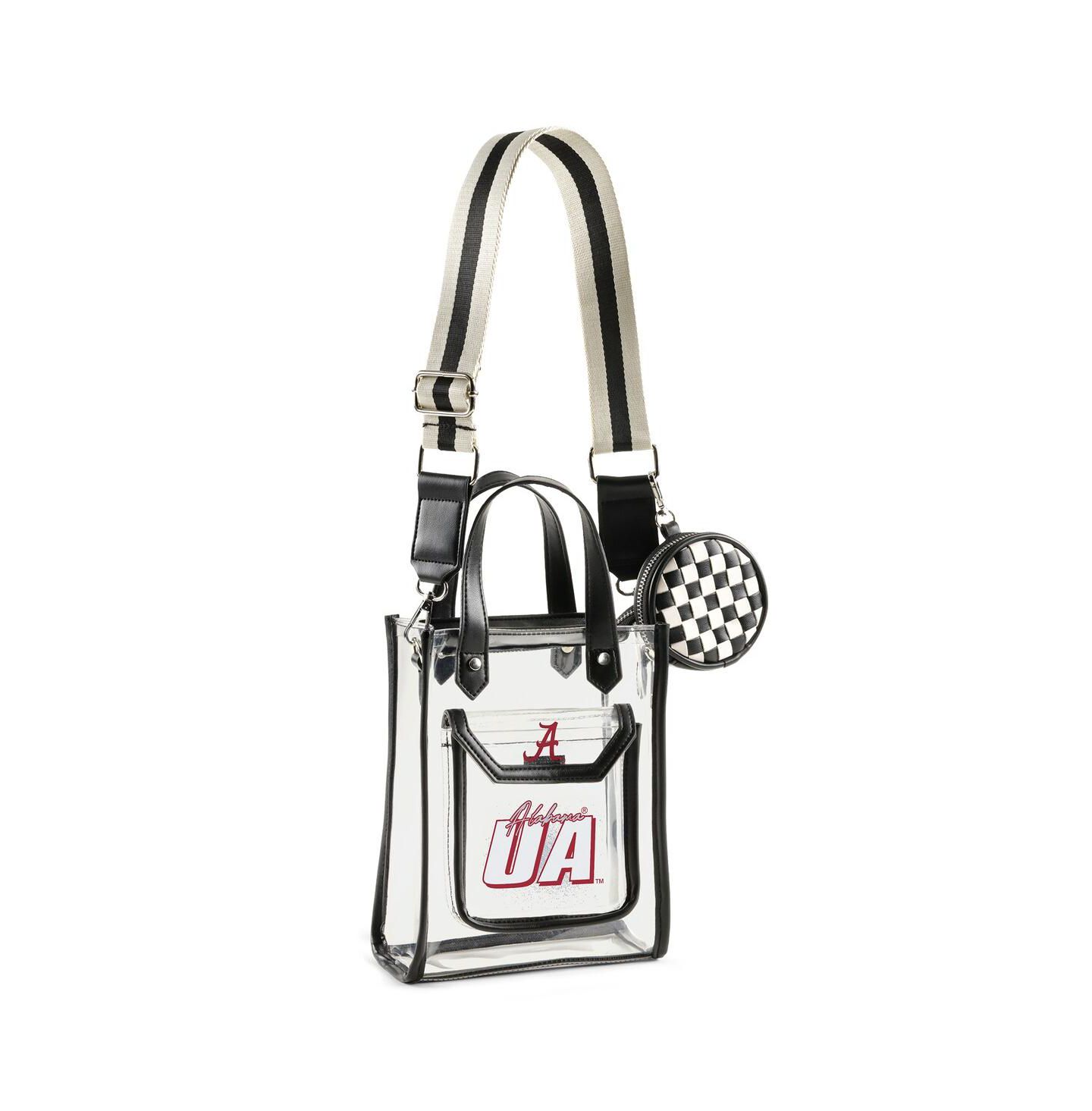 Женская сумка WEAR by Erin Andrews Nebraska Huskers Clear Stadium Crossbody Purse with Coin Pouch — фото 1