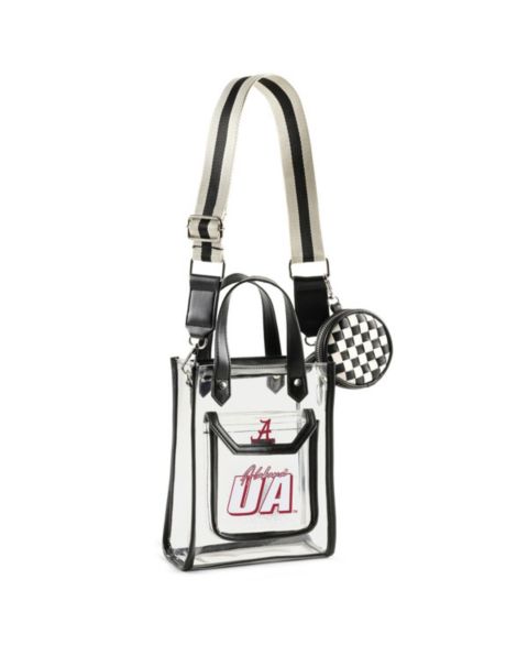 Женская сумка WEAR by Erin Andrews Alabama Crimson Tide Clear Stadium Crossbody Purse with Coin Pouch