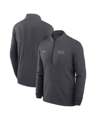 Nike - Men's Smokey Grey Tennessee Volunteers Victory Dri-FIT Half-Zip Pullover Sweatshirt