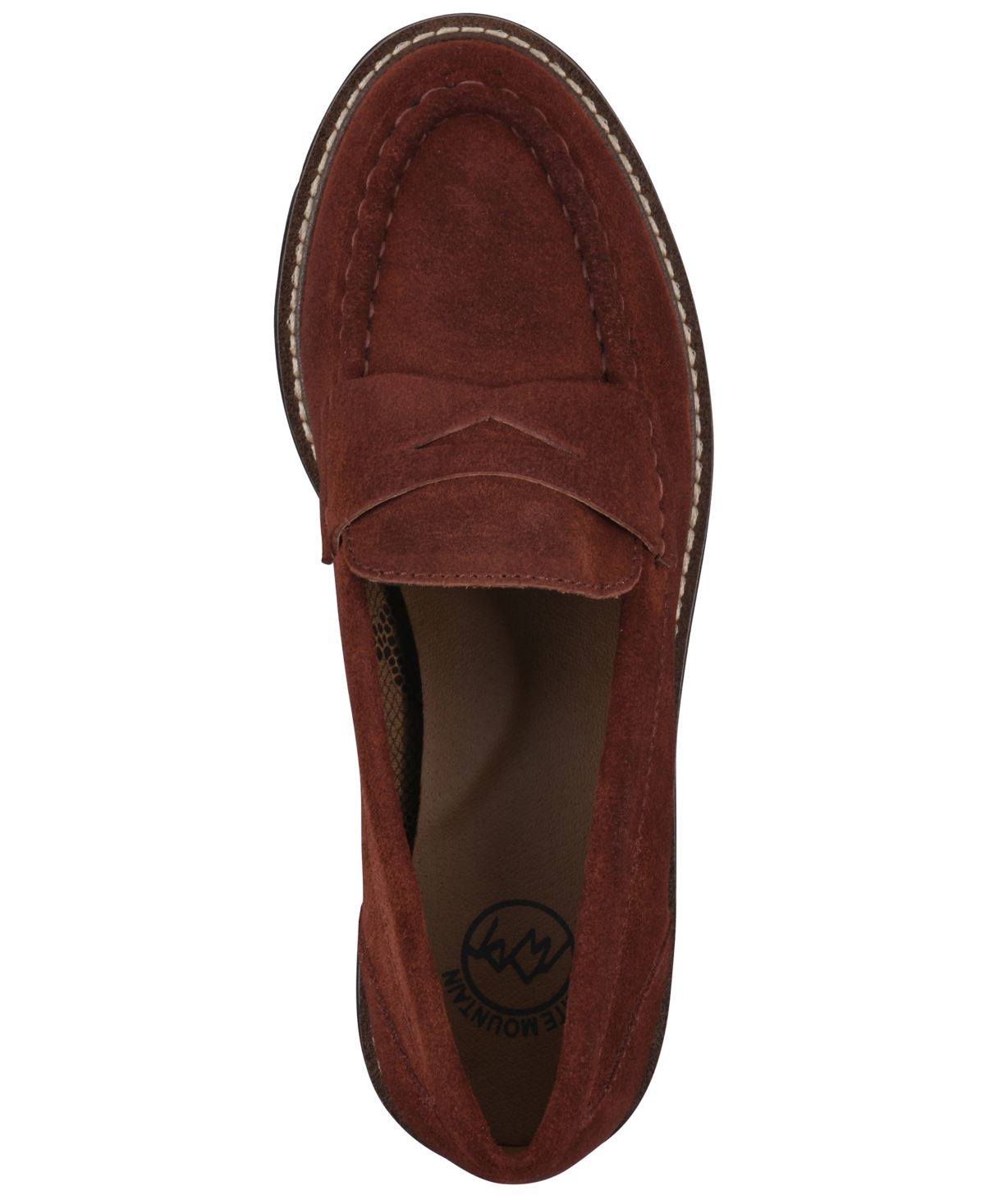 White Mountain Women's Gunner Lug Sole Loafers In Brown