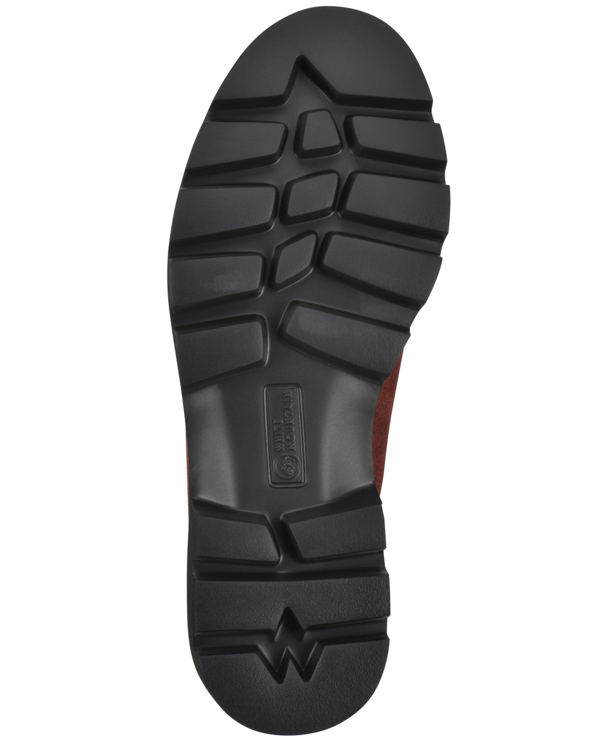 White Mountain Women's Gino Lug Sole Loafers In Burgundy