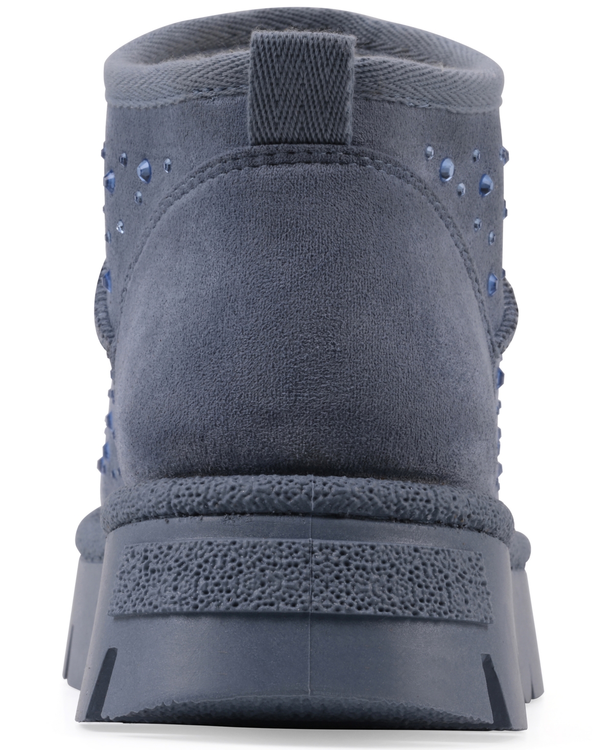 White Mountain Women's Tomas Faux Fur Bootie In Blue