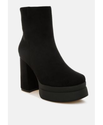 Women's Maltese Soft Microfiber Block Heel Boots