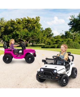 Kids Ride on Car Truck 12V Battery Powered Electric Vehicle w/ Foldable Mirrors