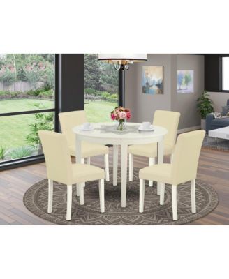 Dining Room Set Linen White