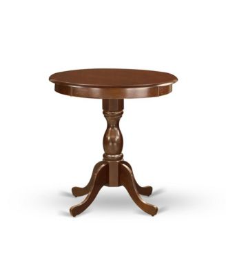 3-Pc Kitchen Dining Room Set - 2 Dining Padded Chairs and 1 Dining Table (Mahogany Finish)