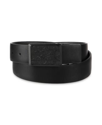 Kenneth Cole Reaction - Men's Reversible Compression Plaque Buckle Belt