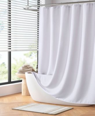 Arbor Waffle Shower Curtain, 72" x 72"