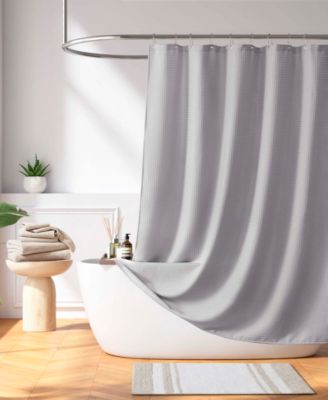 Arbor Waffle Shower Curtain, 72" x 72"
