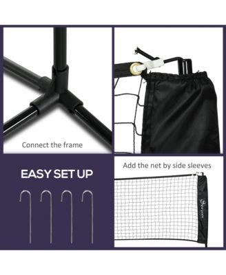 Badminton Set, Pickleball, Volleyball, 17' Badminton Net