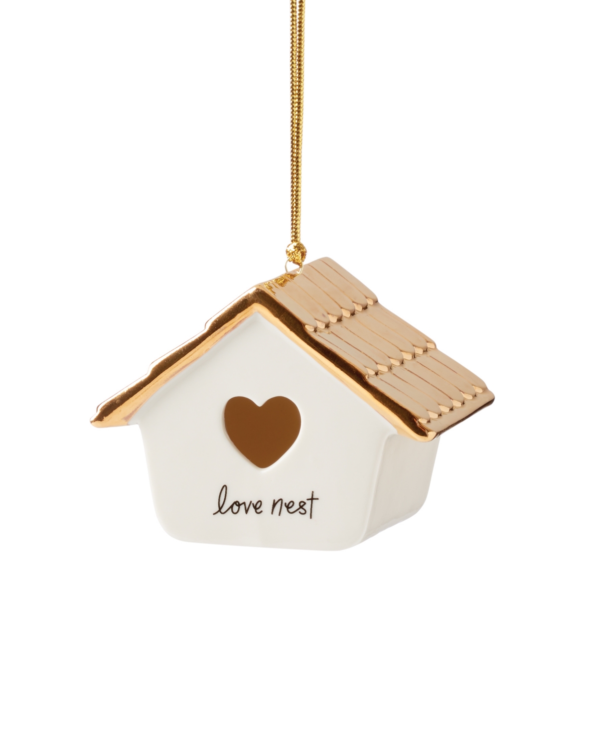 Kate Spade 2025 Be Jolly Our First House Ornament In White