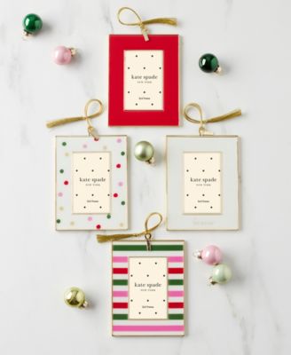 Kate Spade Be Jolly "Forever" Mini Frame Ornament