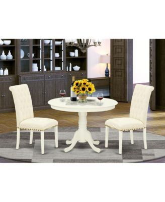 Dining Room Set Linen White