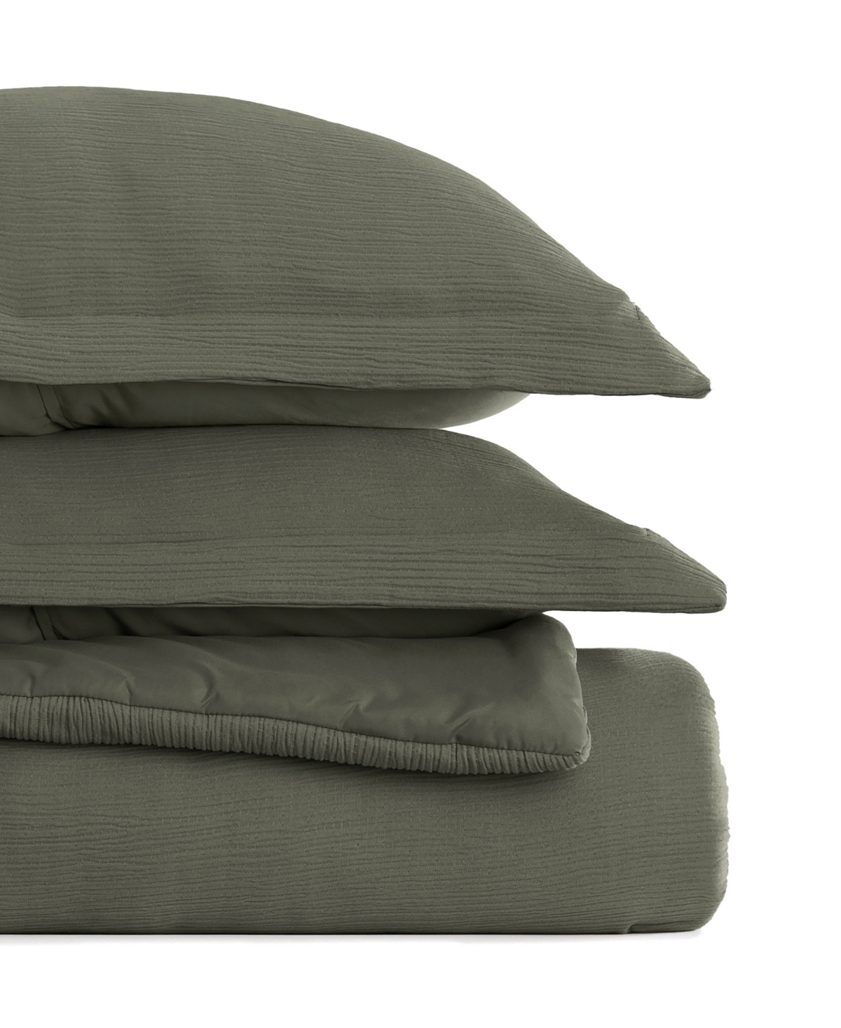 Ienjoy Home Cloud Weave Gauze 3-pc. Comforter Set, Full/queen In Green