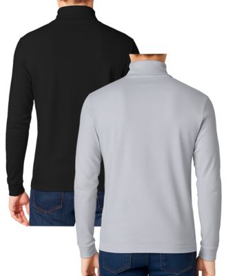 Men's 2-Pack Long Sleeve Turtle Neck T-Shirt