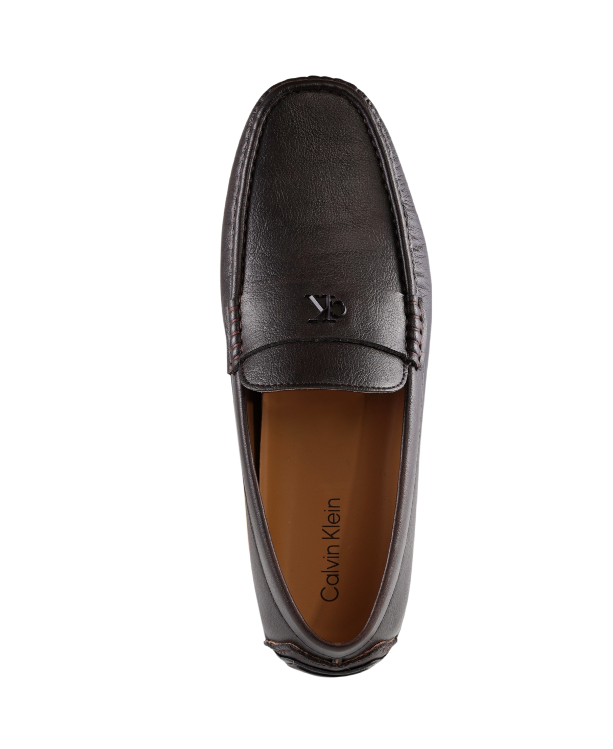 Calvin Klein Men's Follman Slip-on Casual Loafers In Brown