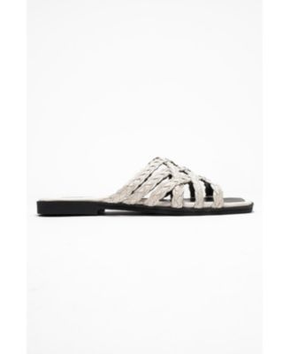 Alisha Leather Slide Sandal (Women)