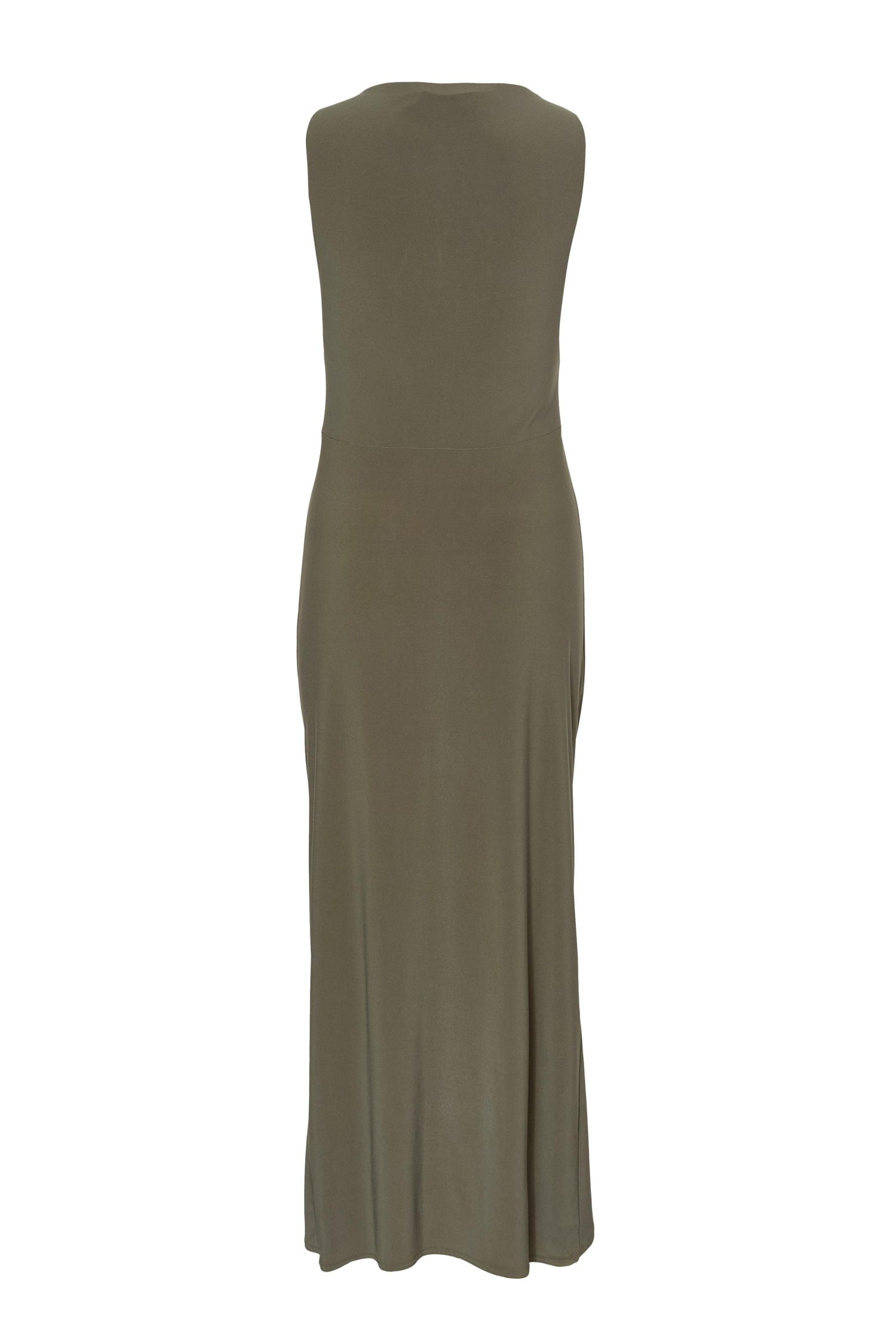 Women's Wrap Bar Midaxi Dress