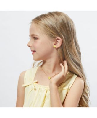 Petit Love Studs in Yellow