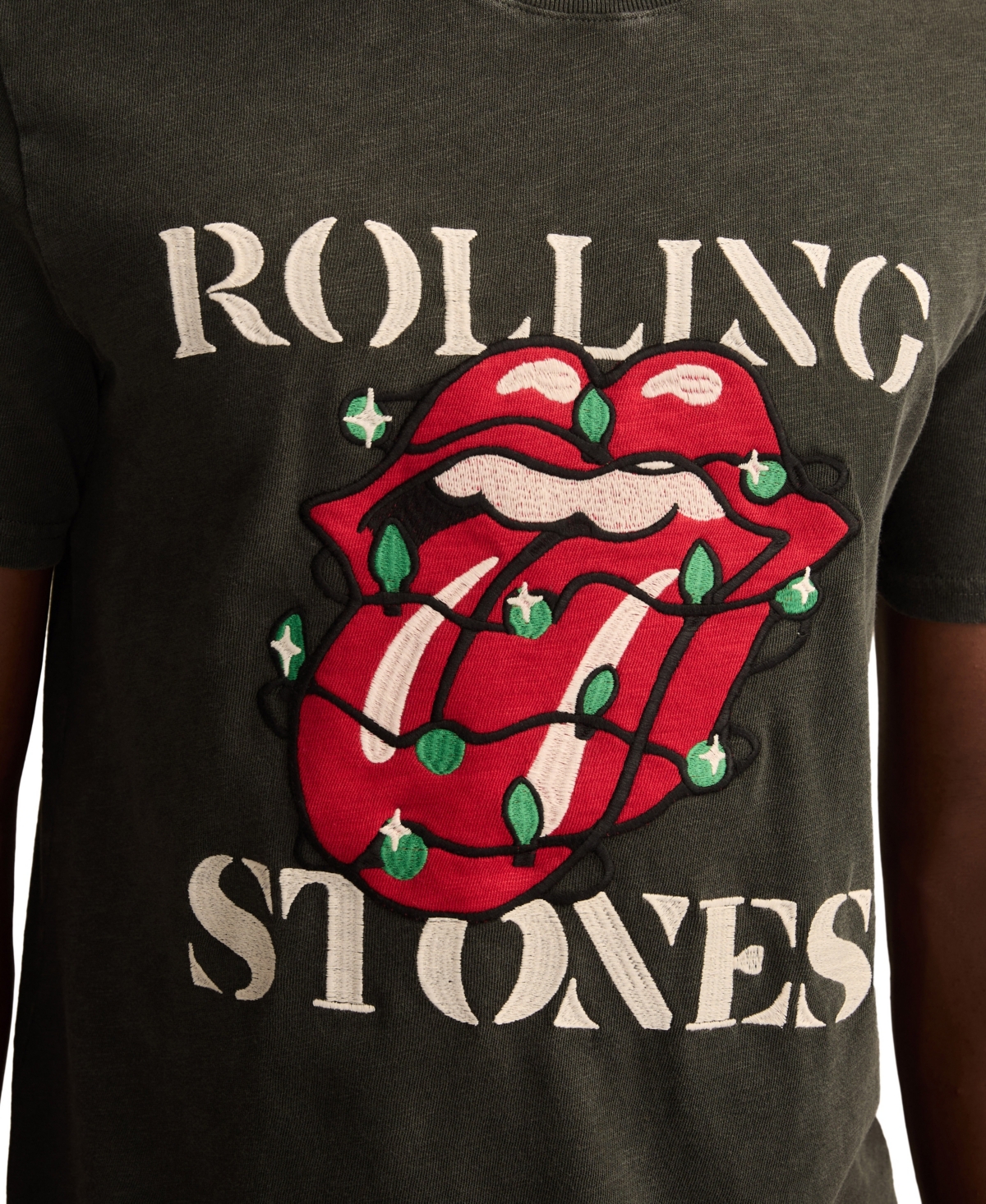 Lucky Brand Men's Rolling Stones Printed Crewneck T-Shirt