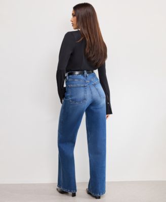 Women's Soft Tech Good Skate Wide Leg Jeans, Regular & Plus Size