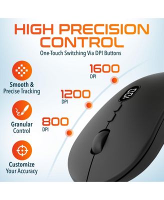 S16 Wireless Mouse, Quiet, Adjustable DPI (DMS16-WR)