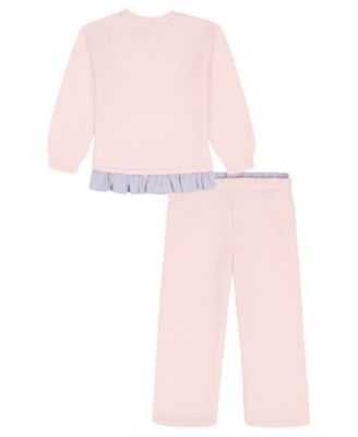 Girls' 2T-6X Long Sleeves Top and Pants, 2-Piece Set