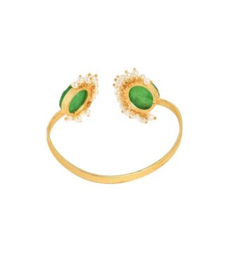 Women's Cluster Stone Cuff Bracelet