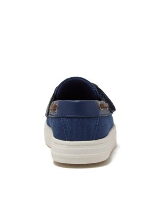 Little Girls Canvas Easy On Boat Shoes